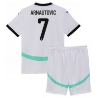 Österrike Marko Arnautovic #7 Bortatröja Barn EM 2024 Kortärmad (+ Korta byxor)